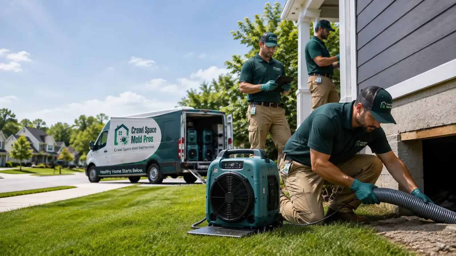 Crawl Space Mold Removal in Mount Morris, IL